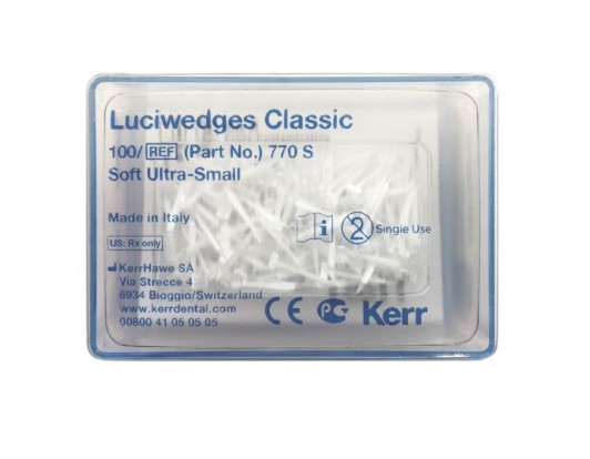 Клинья Luciwedge Classic Soft Ultra Small - светопроводящие ультрамаленькие (100шт), Kerr / США