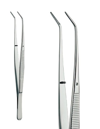 Пинцет зубной изогнутый 150 мм TW3-29, Truewin / Пакистан